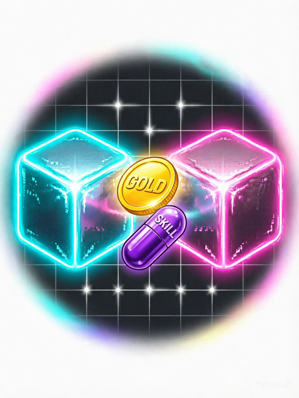 霓虹方块大乱斗 游戏图标